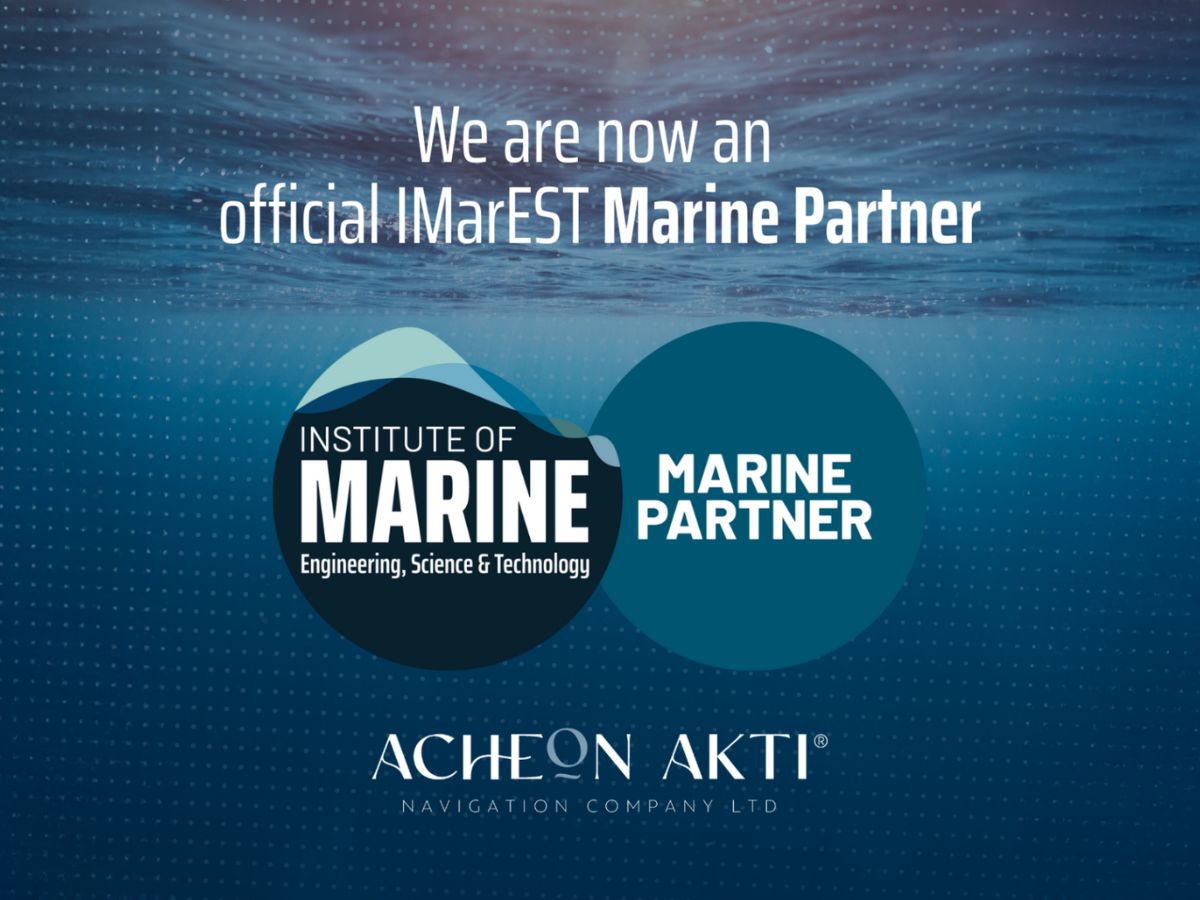 Acheon Akti Navigation is proud to announce our collaboration with IMarEST