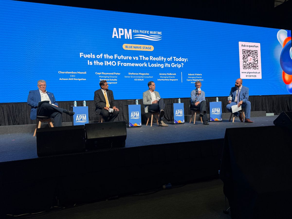 Acheon Akti CEO calls for pragmatism amidst market volatility at the 1st CSN Singapore Shipping Debate